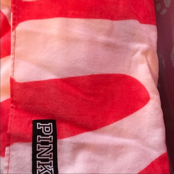 Vs pink beach towel neon pink sea you never - Picture 2 of 4